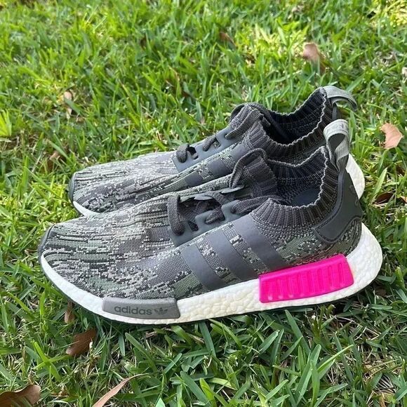 Adidas Originals NMD_R1 Primeknit Sneakers Boost Camo - Picture 3 of 12